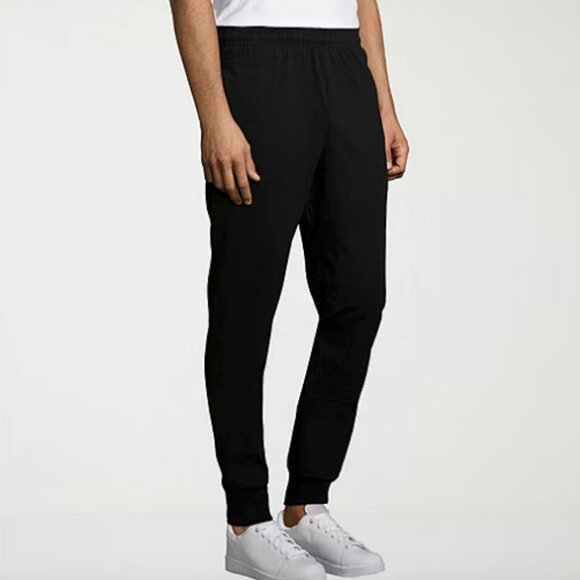 Champion Jersey Mens Regular Fit Active Jogger Pant, Black Sz 2X 925443 - Picture 1 of 3